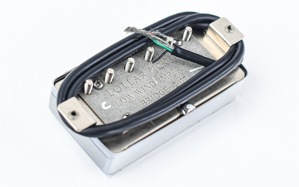 Lollar Imperial Humbucker Bridge Low Wind 4 Conductor Chrome Lollar Imperial Humbucker Bridge Low Wind 4 Conductor Chrome